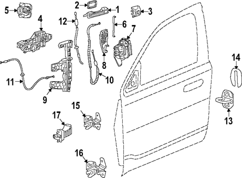 Lock & Hardware for 2025 Ram 1500 #1