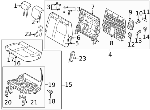 Third Row Seats for 2018 Kia Sedona #0