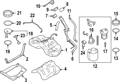 Fuel System Components for 2025 Toyota GR86 #0