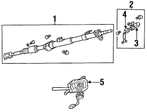 Ignition Lock for 1995 Honda Passport #0