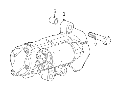 Starter for 2023 Chevrolet Silverado 1500 #1