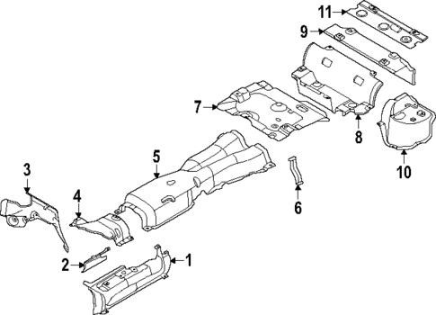 Heat Shields for 2025 BMW M5 #0