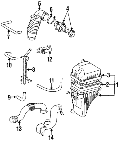 Powertrain Control for 1996 Toyota Previa #0