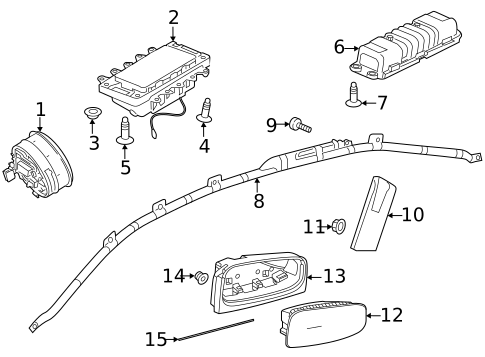 Air Bag Components for 2021 Mercedes-Benz GLA 35 AMG® #0