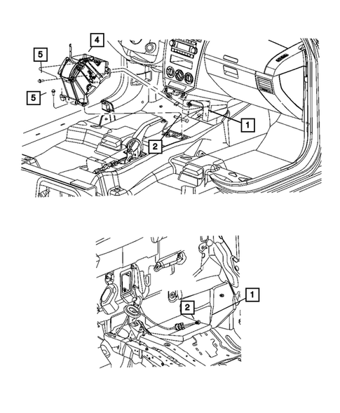 Gearshift Controls for 2007 Dodge Caliber #1