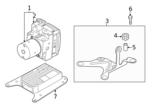 ABS Components for 2010 BMW 750Li #0