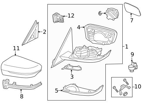 Mirrors for 2022 BMW 430i Gran Coupe #0
