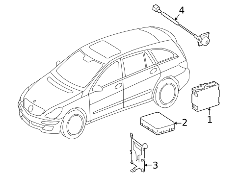 Electrical Components for 2007 Mercedes-Benz R 63 AMG® #7