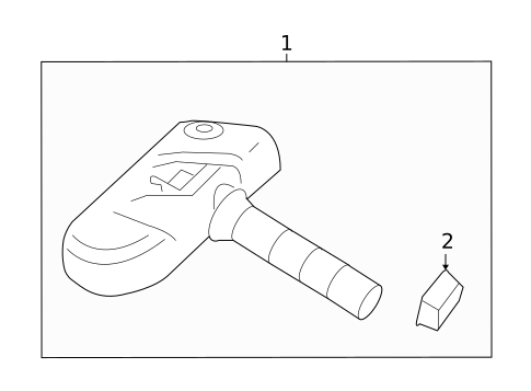 Tire Pressure Monitor Components for 2008 Volvo XC70 #0