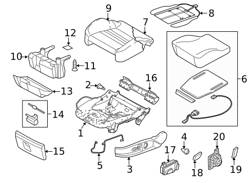 Seat Components for 2014 Audi R8 #0