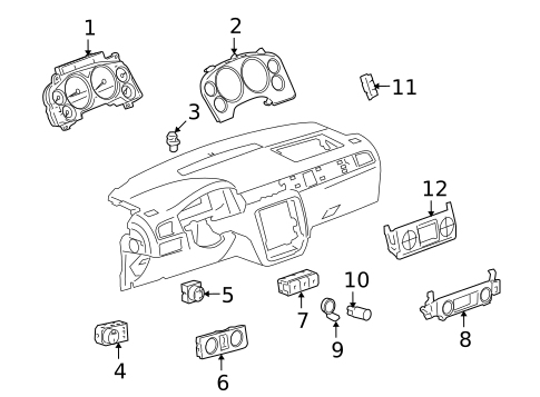 Controls for 2011 GMC Yukon #0