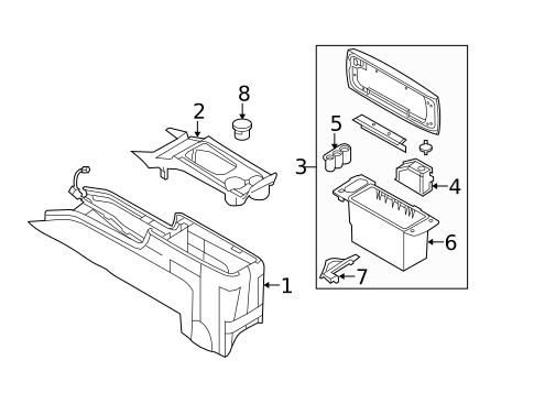 Cluster & Switches for 2006 Ford Crown Victoria #1