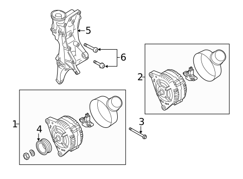 Alternator for 2024 Audi A4 Quattro #0