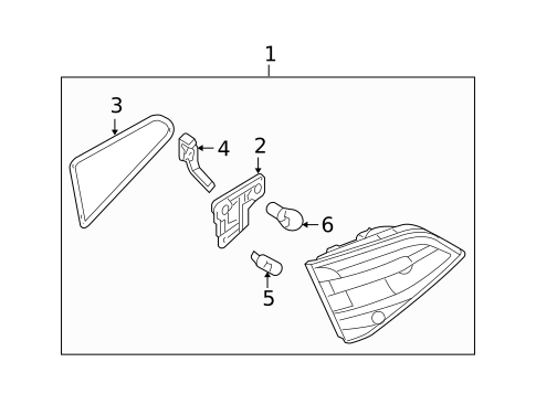 Tail Lamps for 2009 Audi A4 Quattro #6