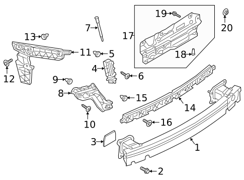 Bumper & Components - Rear for 2025 Audi RS6 Avant #2