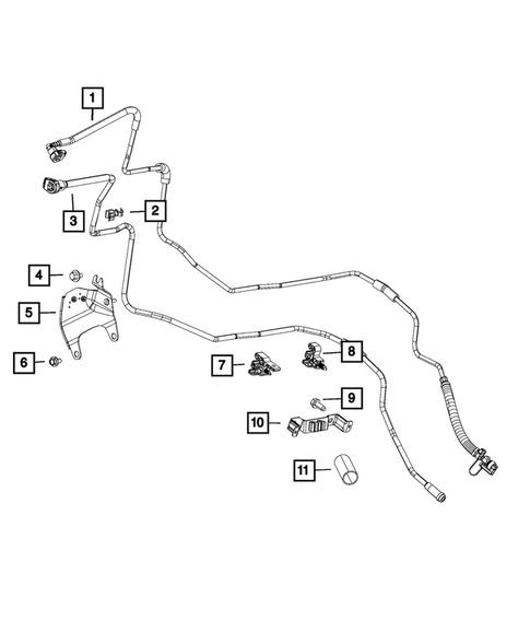 Fuel Lines for 2014 Ram 3500 #5