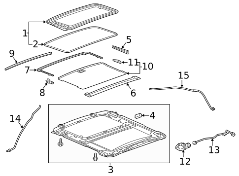 Sunroof for 2016 Cadillac ATS #0
