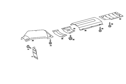 Screening Plates for 1986 Mercedes-Benz 560SL #0