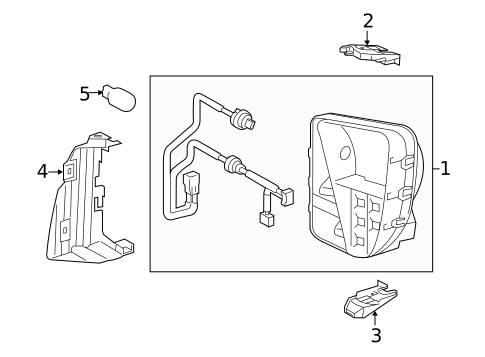 Bulbs - Chassis for 2013 Toyota Prius #3