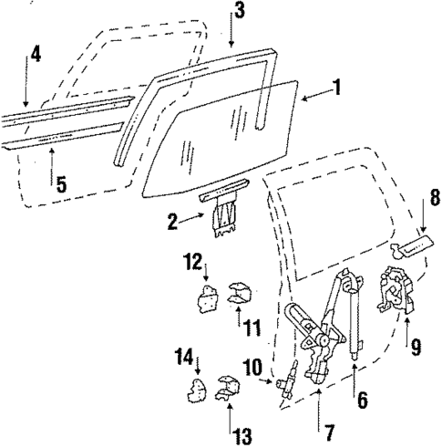 Door for 1984 Pontiac Phoenix #0