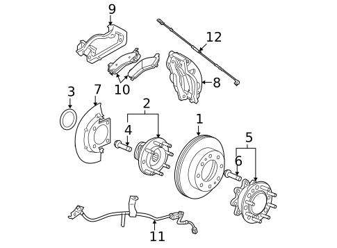 Front Brakes for 2015 Chevrolet Express 2500 #29