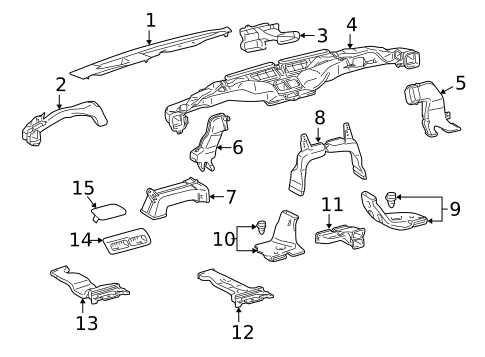 Ducts for 2017 Lexus LX570 #0