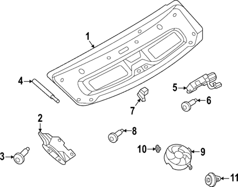 Lid & Components for 2025 Porsche 911 #0