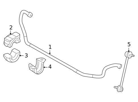 Stabilizer Bar & Components for 2011 BMW M3 #2