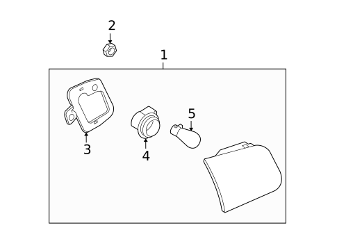 Bulbs - Chassis for 2007 Saab 9-5 #3