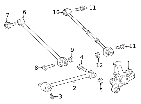Rear Suspension for 2015 Lexus ES350 #1