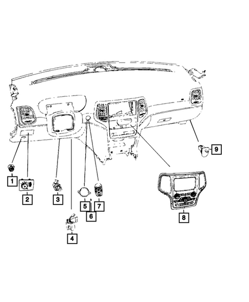 Switches for 2014 Jeep Grand Cherokee #1