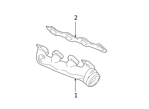 Exhaust Manifold for 2004 Ford Expedition #0