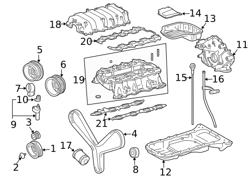 Engine Parts for 2008 Lexus GX470 #0