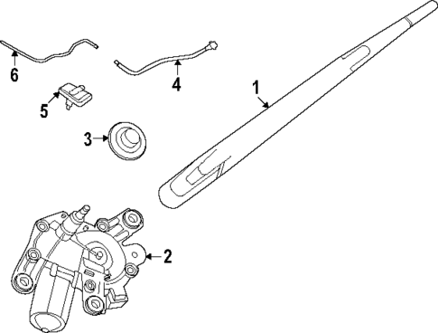Wiper & Washer Components for 2025 Nissan Kicks #1
