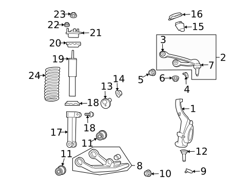 Suspension Components for 2011 Dodge Nitro #0