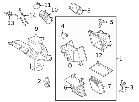Powertrain Control for 2015 Toyota Sienna #1