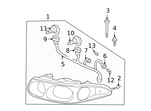 Electrical Sockets for 2003 Buick LeSabre #0