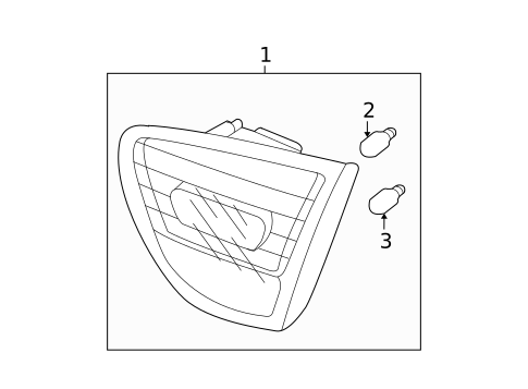 Tail Lamps for 2009 Hyundai Elantra #1