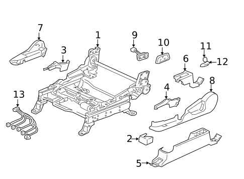 Tracks & Components for 2010 Mitsubishi Endeavor #0