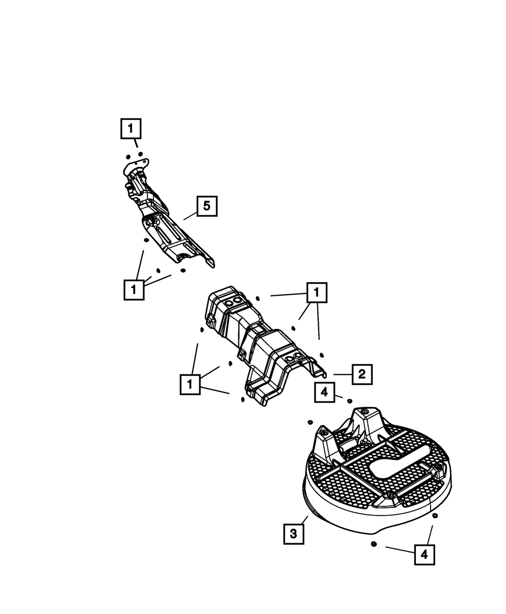 Floor Pan Shield - Mopar (5178234AD) Floor Pan Shield - Mopar (5178234AD)