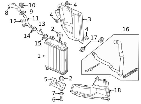 Radiator & Components for 2014 Audi RS5 #2