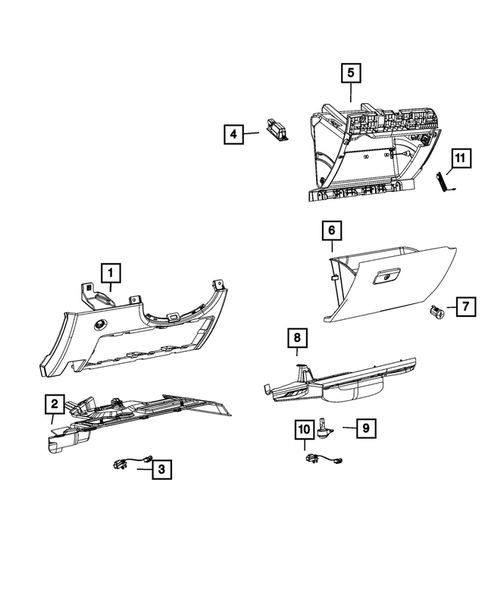 Instrument Panel for 2020 Dodge Durango #1