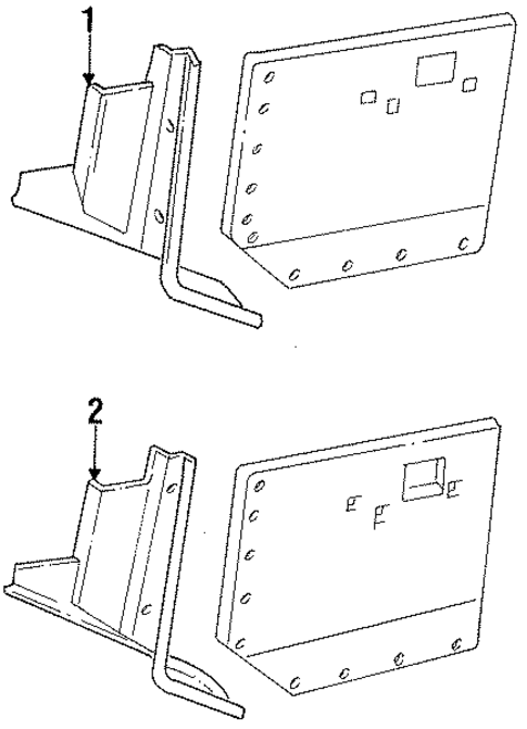 Interior Trim - Pillars for 1986 Ford E-350 Econoline #0