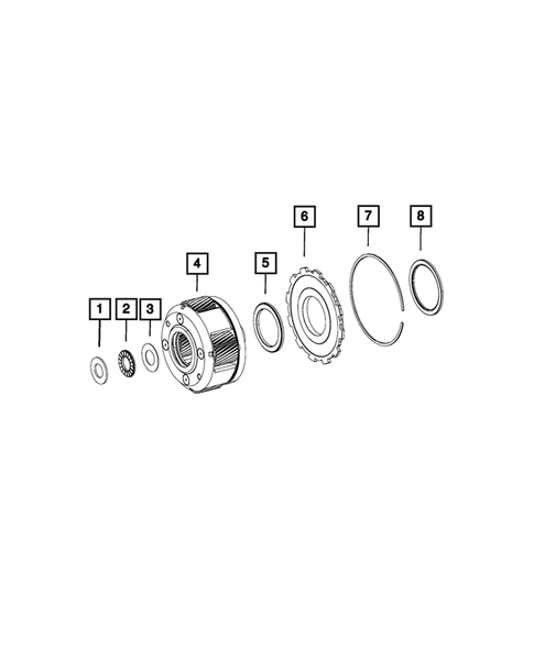 Gear Train for 2015 Ram 3500 #6