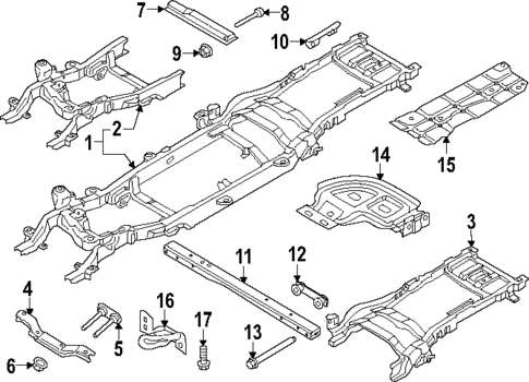 Frame & Components for 2024 Ford F-350 Super Duty #3