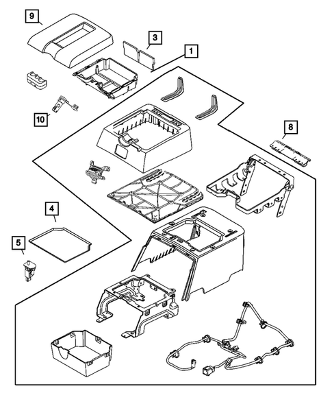 Consoles for 2009 Dodge Ram 3500 #0