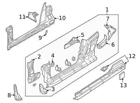 Rocker Panel for 2006 Audi TT Quattro #0