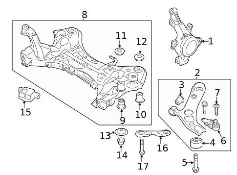 Suspension Components for 2014 Kia Cadenza #0