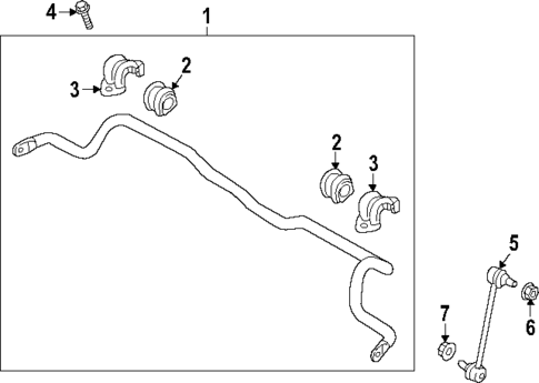Stabilizer Bar & Components for 2024 Hyundai Ioniq 5 #1