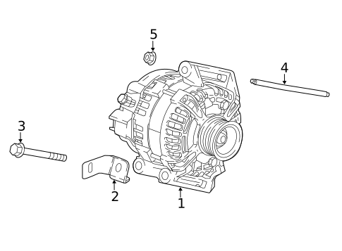 Alternator for 2019 Chevrolet Equinox #0